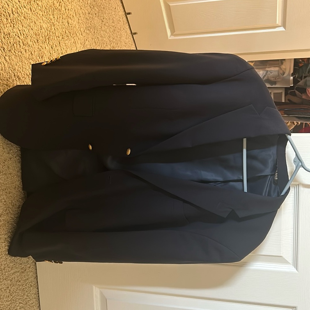 Joseph A Bank Navy Blazer, 41R, Good condition